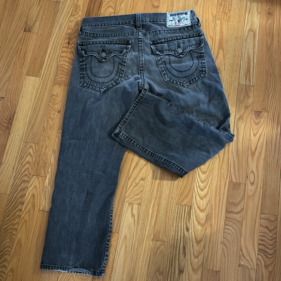 Vintage True Religion Straight Fit Black Jeans - Picture 2 of 3